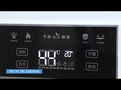 شاشة LED متوازنة سخان المياه بالدخان مع تبادل حرارة النحاس الخالي من الأكسجين ومدخل غاز G1/2'