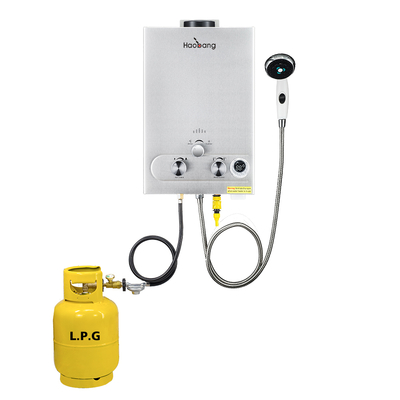 6L LPG Tankless Water Heater for RV Camping Outdoor Use