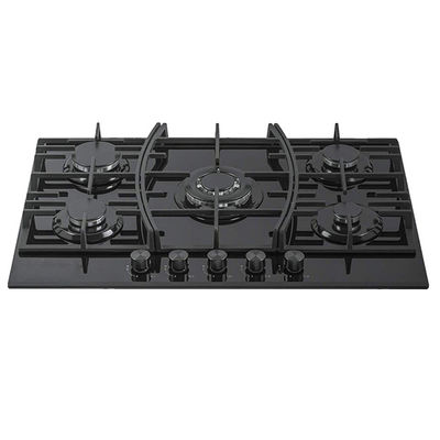 طباخ غازي زجاج متشدد 5 محرقة غاز هوب 900 × 510mm