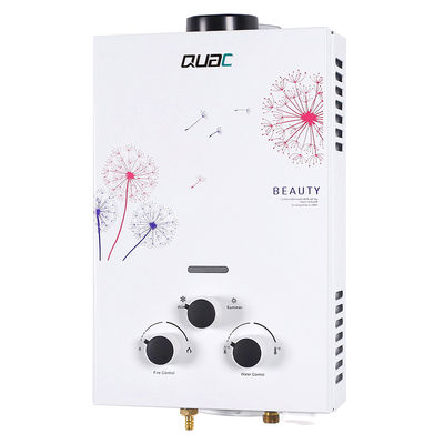 6L 12KW غاز غاز سخان المياه الاختيارية الصيف والشتاء مفتاح أبيض