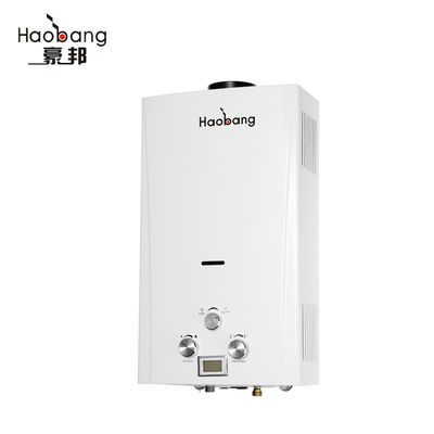 20kW LPG غاز غازي سخان ماء فوري بدون خزان نوع أبيض مغلف