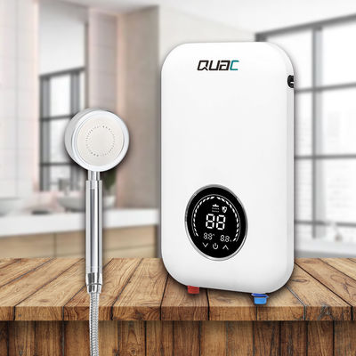 8 كيلوواط مغطاة تثبيت سخان الماء الكهربائي بدون خزان مع شاشة LED