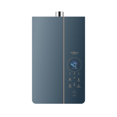 21kW الطاقة الخارجة الحرارية الغاز العادم القسري سخان المياه 10L قدرة على التثبيت المرن